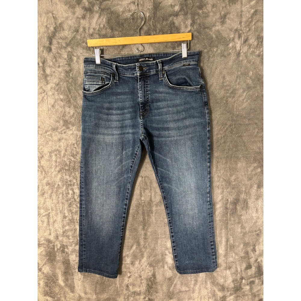 Mavi Jeans Jake Slim Leg Mens 33x27 Medium Wash Denim Blue Jeans